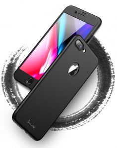 Чехол силиконовый для iphone 5/6/6plus/7/7plus с закаленным стеклом