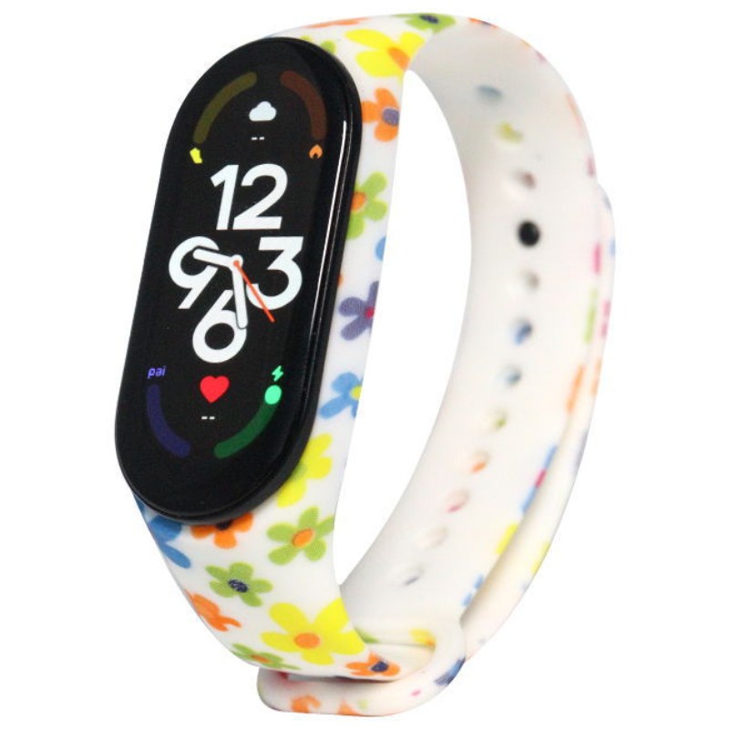 Силиконовый ремешок MRK для фитнес браслета Xiaomi Mi Band 6/5 с рисунком Colorful Daisy – фото, відгуки, характеристики в інтернет-магазині MoreKitov від продавця: MRK МРК| Купити в Україні: Києві, Харкові, Львові Силиконовый ремешок MRK для фитнес браслета Xiaomi Mi Band 6/5 с рисунком Colorful Daisy – фото, відгуки, характеристики в інтернет-магазині MoreKitov від продавця: MRK МРК| Купити в Україні: Києві, Харкові, Львові