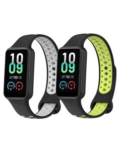 Комплект силіконових ремінців MRK Nike Style для Xiaomi Mi Band 8 Active/Redmi Smart Band 2 (два ремінці)