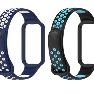 Комплект силіконових ремінців MRK Nike Style для Xiaomi Mi Band 8 Active/Redmi Smart Band 2 (два ремінці) – фото, відгуки, характеристики в інтернет-магазині MoreKitov від продавця: MRK МРК| Купити в Україні: Києві, Харкові, Львові