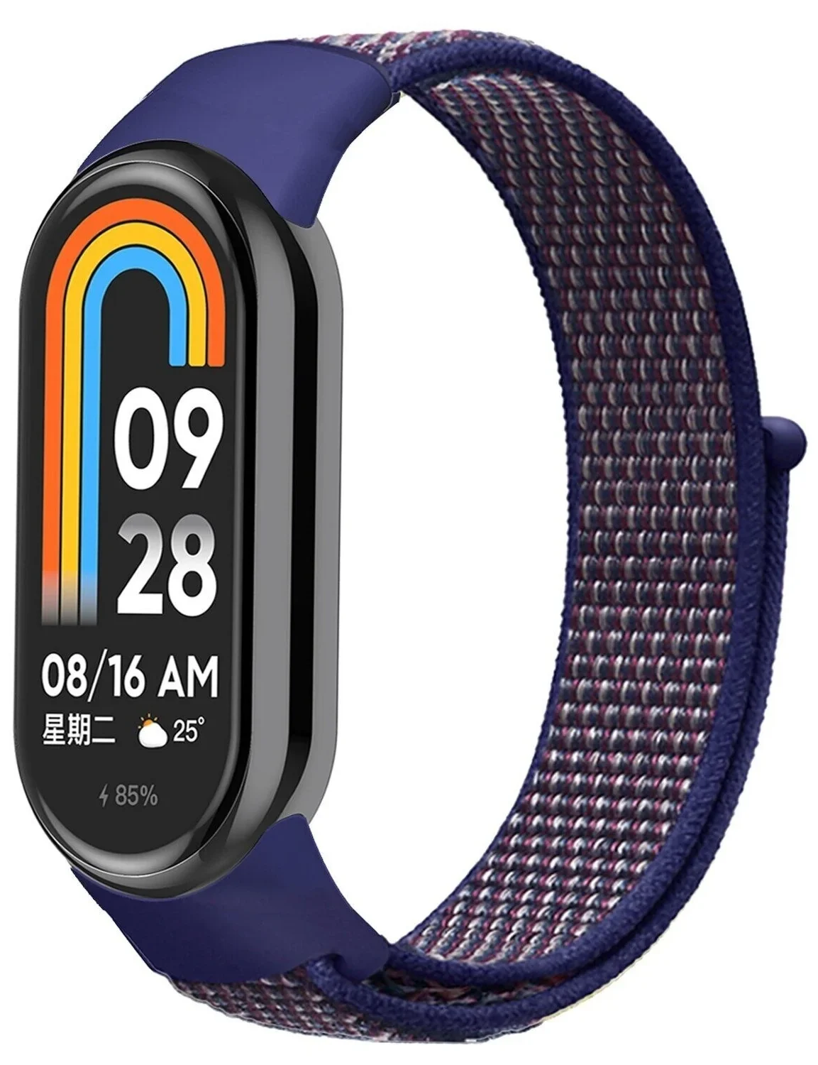 Ремінець нейлоновий MRK для фітнес браслета Xiaomi Mi Band 10/9/8 Indigo