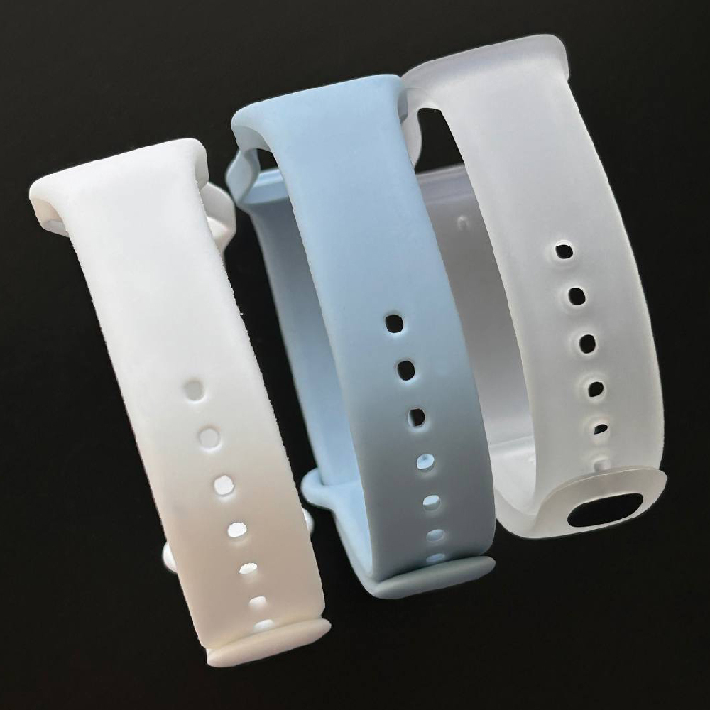 Комплект силіконових ремінців Cuttie Set для Mi Smart Band 8 Active/ Redmi Smart Band 2 (3 ремінці) White, Light Blue and Transparent – фото, відгуки, характеристики в інтернет-магазині MoreKitov від продавця: MRK МРК| Купити в Україні: Києві, Харкові, Львові