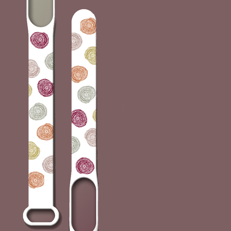 Силіконовий ремінець MRK для фітнес браслета Xiaomi Mi Band 4/3 білий з абстрактним малюнком (01) – фото, відгуки, характеристики в інтернет-магазині MoreKitov від продавця: MRK МРК| Купити в Україні: Києві, Харкові, Львові