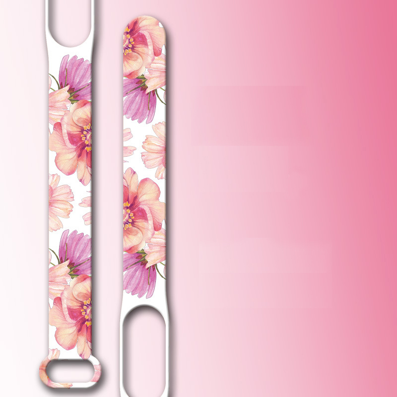 Силіконовий ремінець MRK для фітнес браслета Xiaomi Mi Band 6/5 білий з малюнком квіти (010) – фото, відгуки, характеристики в інтернет-магазині MoreKitov від продавця: MRK МРК| Купити в Україні: Києві, Харкові, Львові