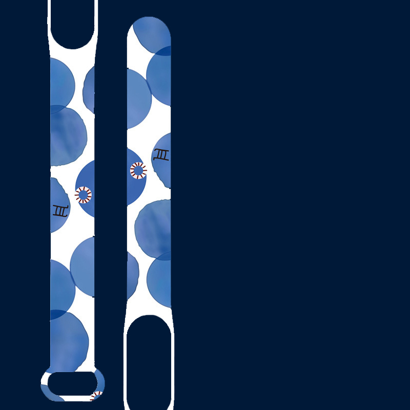 Силіконовий ремінець MRK для фітнес браслета Xiaomi Mi Band 6/5 білий з малюнком circles (08) – фото, відгуки, характеристики в інтернет-магазині MoreKitov від продавця: MRK МРК| Купити в Україні: Києві, Харкові, Львові