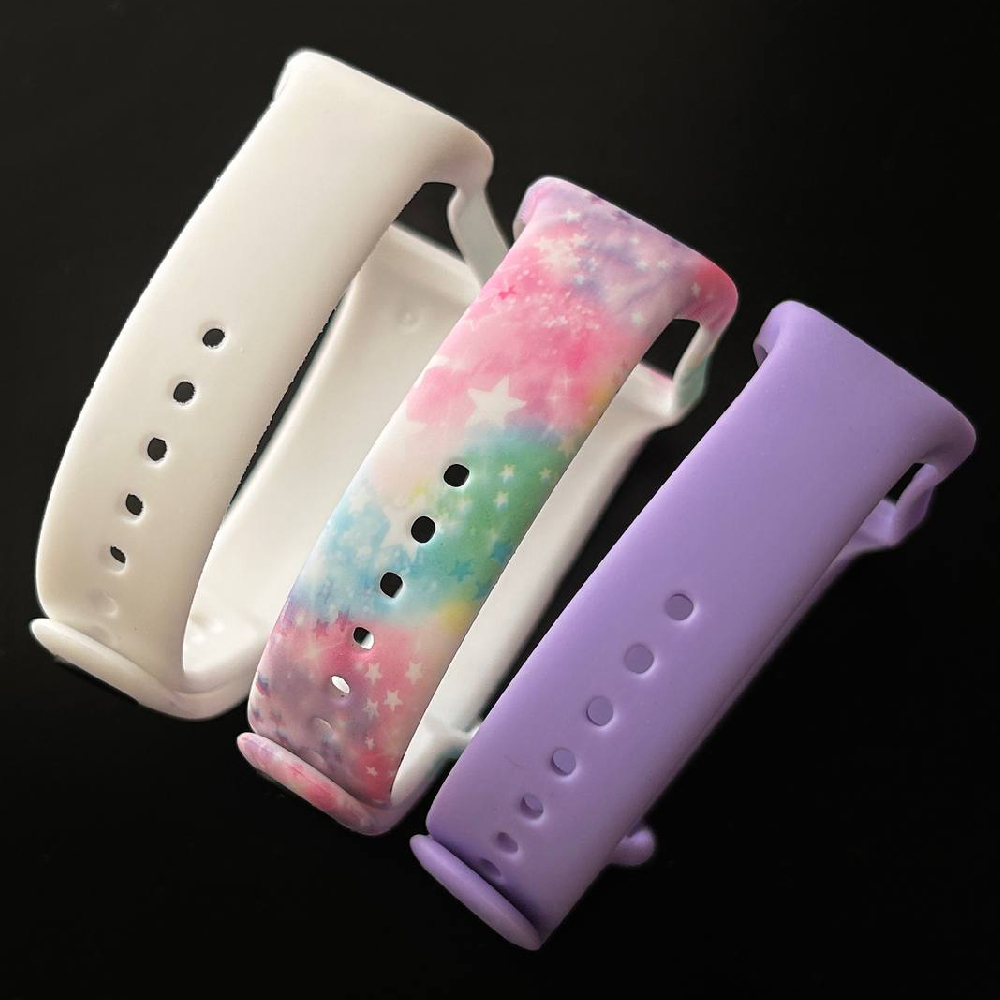 Комплект силіконових ремінців Cuttie Universe для Mi Smart Band 8 Active/ Redmi Smart Band 2 (3 ремінці) White, Multicolor and Light Violet – фото, відгуки, характеристики в інтернет-магазині MoreKitov від продавця: MRK МРК| Купити в Україні: Києві, Харкові, Львові