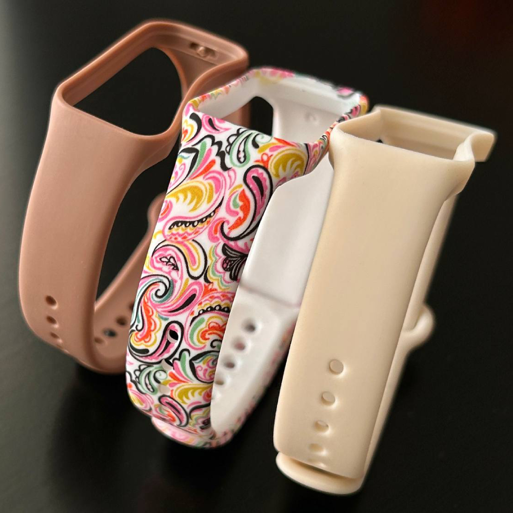 Комплект силіконових ремінців Set ForU Cute для Mi Smart Band 8 Active/ Redmi Smart Band 2 (три ремінці) Light Brown, White, Multicolor and Beige – фото, відгуки, характеристики в інтернет-магазині MoreKitov від продавця: MRK МРК| Купити в Україні: Києві, Харкові, Львові