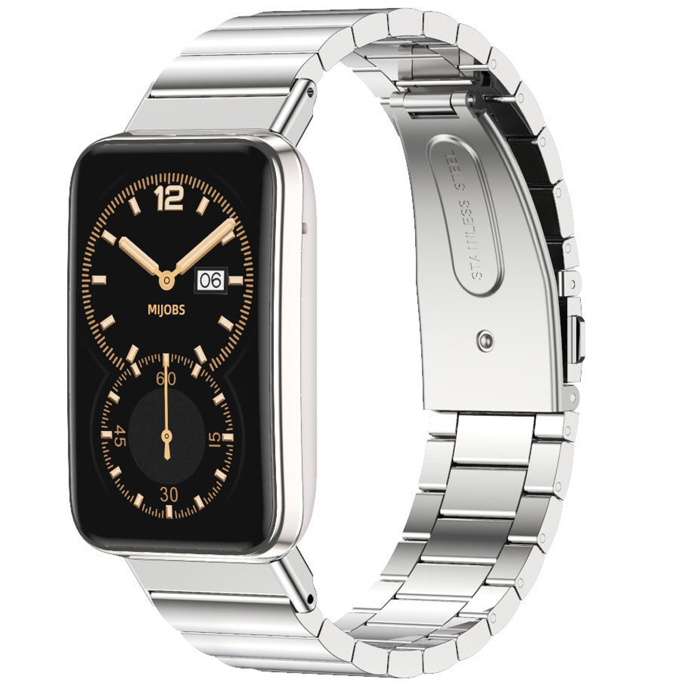 Ремінець металевий Mi Jobs Strong Line з металевим кріпленням для Mi Smart Band 7 Pro Silver – фото, відгуки, характеристики в інтернет-магазині MoreKitov від продавця: MRK МРК| Купити в Україні: Києві, Харкові, Львові