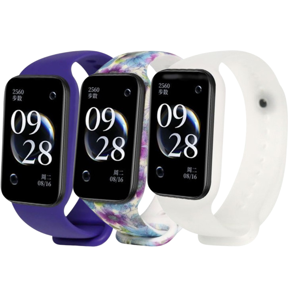 Комплект силіконових ремінців Watercolor Flowers для Mi Smart Band 8 Active/ Redmi Smart Band 2 (три ремінці) – фото, відгуки, характеристики в інтернет-магазині MoreKitov від продавця: MRK МРК| Купити в Україні: Києві, Харкові, Львові