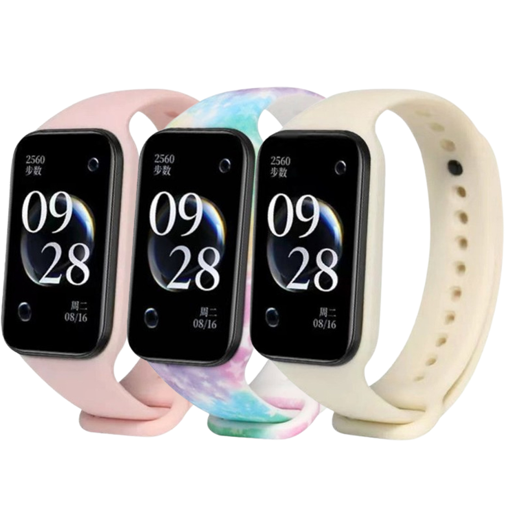 Комплект силіконових ремінців Pure Galaxy для Mi Smart Band 8 Active/Redmi Smart Band 2 (три ремінці) – фото, відгуки, характеристики в інтернет-магазині MoreKitov від продавця: MRK МРК| Купити в Україні: Києві, Харкові, Львові