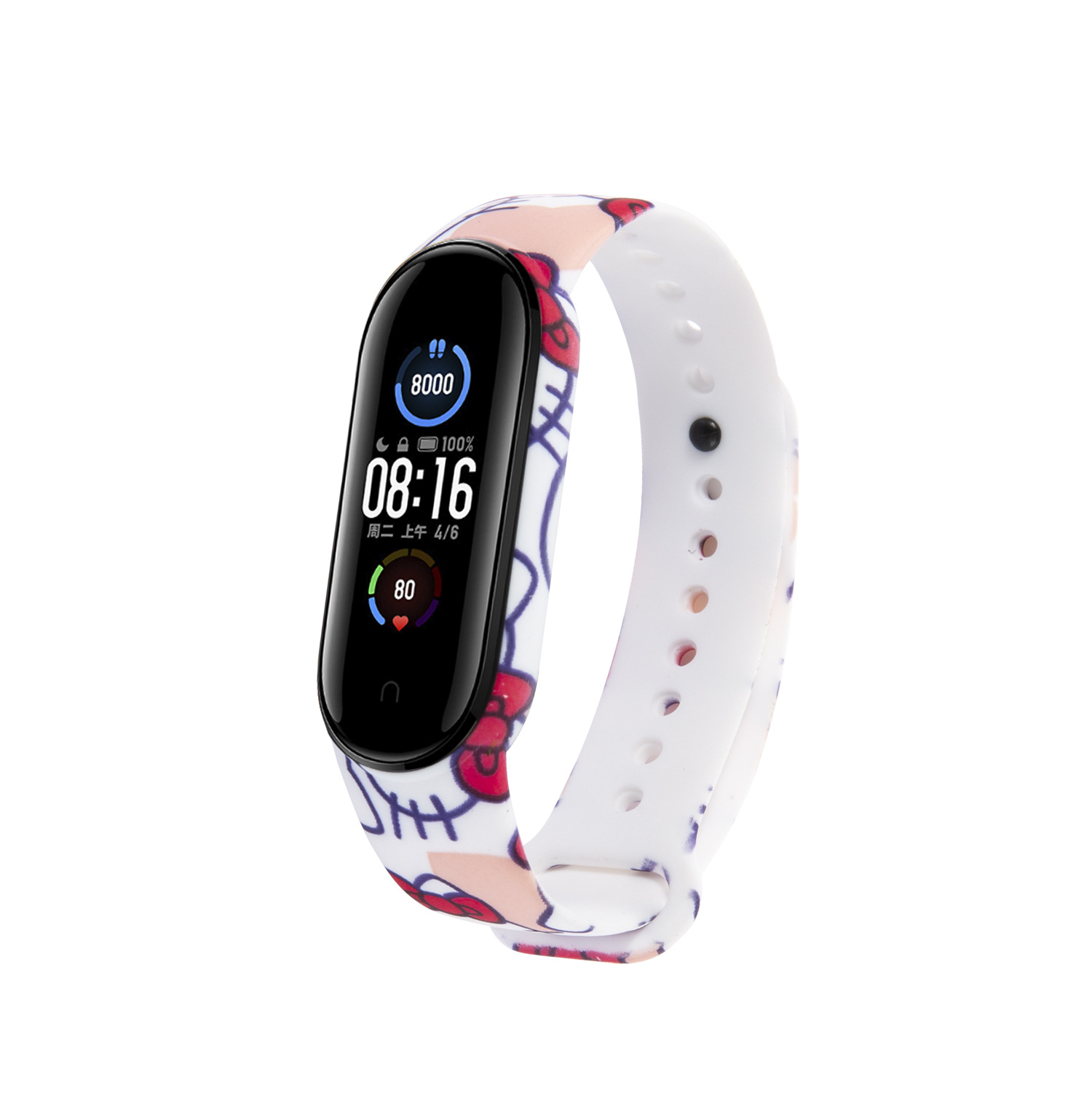 Силіконовий ремінець MRK для фітнес браслета Xiaomi Mi Band 6/5 з малюнком helloki (58) – фото, відгуки, характеристики в інтернет-магазині MoreKitov від продавця: MRK МРК| Купити в Україні: Києві, Харкові, Львові