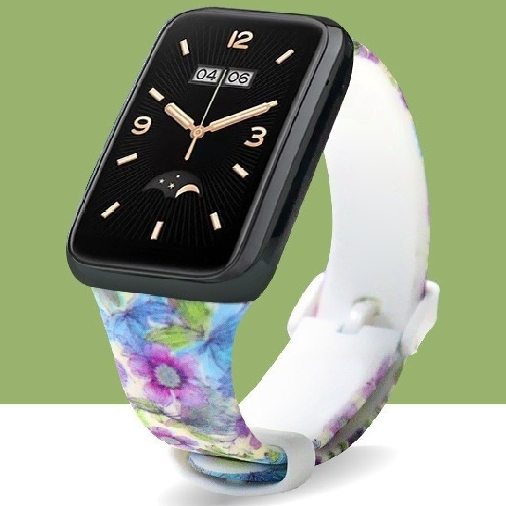 Ремінець силіконовий MRK із принтом Watercolor Flowers для Mi Smart Band 7 Pro – фото, відгуки, характеристики в інтернет-магазині MoreKitov від продавця: MRK МРК| Купити в Україні: Києві, Харкові, Львові