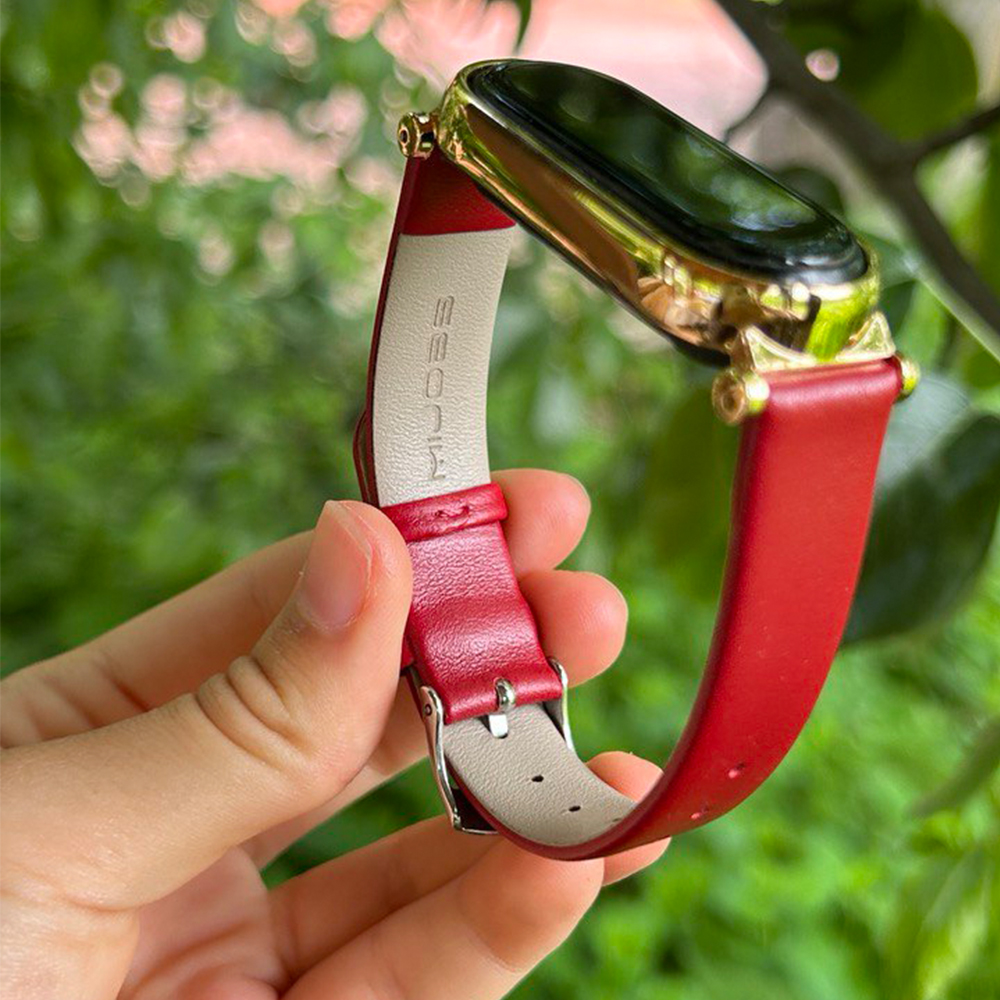 Шкіряний ремінець з металевим корпусом Mi Jobs Elegance GT для фітнес браслета Xiaomi Mi Band 7 Red + Gold Rose – фото, відгуки, характеристики в інтернет-магазині MoreKitov від продавця: MRK МРК| Купити в Україні: Києві, Харкові, Львові 3 Шкіряний ремінець з металевим корпусом Mi Jobs Elegance GT для фітнес браслета Xiaomi Mi Band 7 Red + Gold Rose – фото, відгуки, характеристики в інтернет-магазині MoreKitov від продавця: MRK МРК| Купити в Україні: Києві, Харкові, Львові 3
