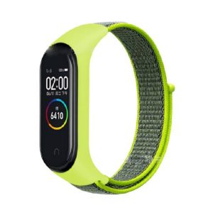 Ремінець нейлоновий MRK для фітнес браслета Xiaomi Mi Band 6/5/4/3 лимонно-сірий – фото, відгуки, характеристики в інтернет-магазині MoreKitov від продавця: MRK МРК| Купити в Україні: Києві, Харкові, Львові