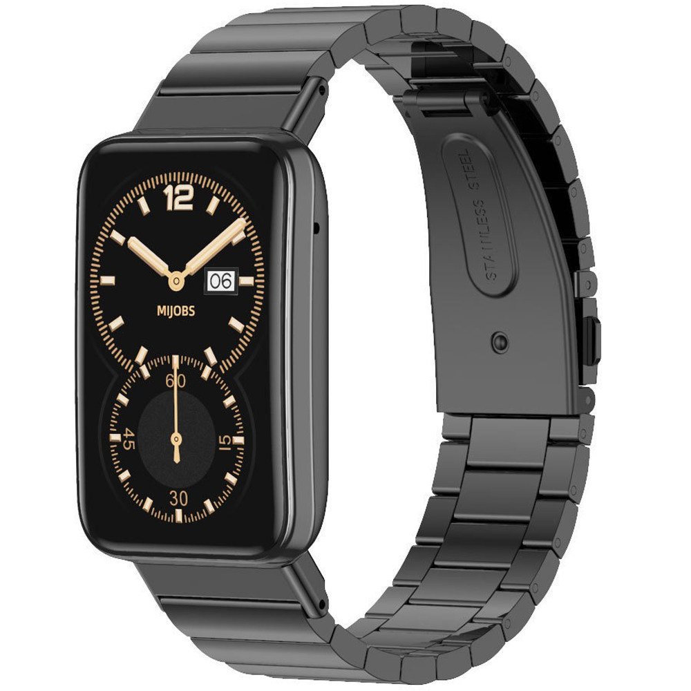 Ремінець металевий Mi Jobs Strong Line з металевим кріпленням для Mi Smart Band 7 Pro Black – фото, відгуки, характеристики в інтернет-магазині MoreKitov від продавця: MRK МРК| Купити в Україні: Києві, Харкові, Львові