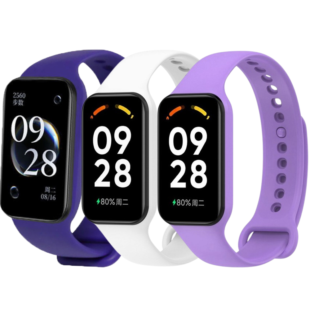 Комплект силіконових ремінців Purple Set для Mi Smart Band 8 Active/ Redmi Smart Band 2 (три ремінці) – фото, відгуки, характеристики в інтернет-магазині MoreKitov від продавця: MRK МРК| Купити в Україні: Києві, Харкові, Львові Комплект силіконових ремінців Purple Set для Mi Smart Band 8 Active/ Redmi Smart Band 2 (три ремінці) – фото, відгуки, характеристики в інтернет-магазині MoreKitov від продавця: MRK МРК| Купити в Україні: Києві, Харкові, Львові