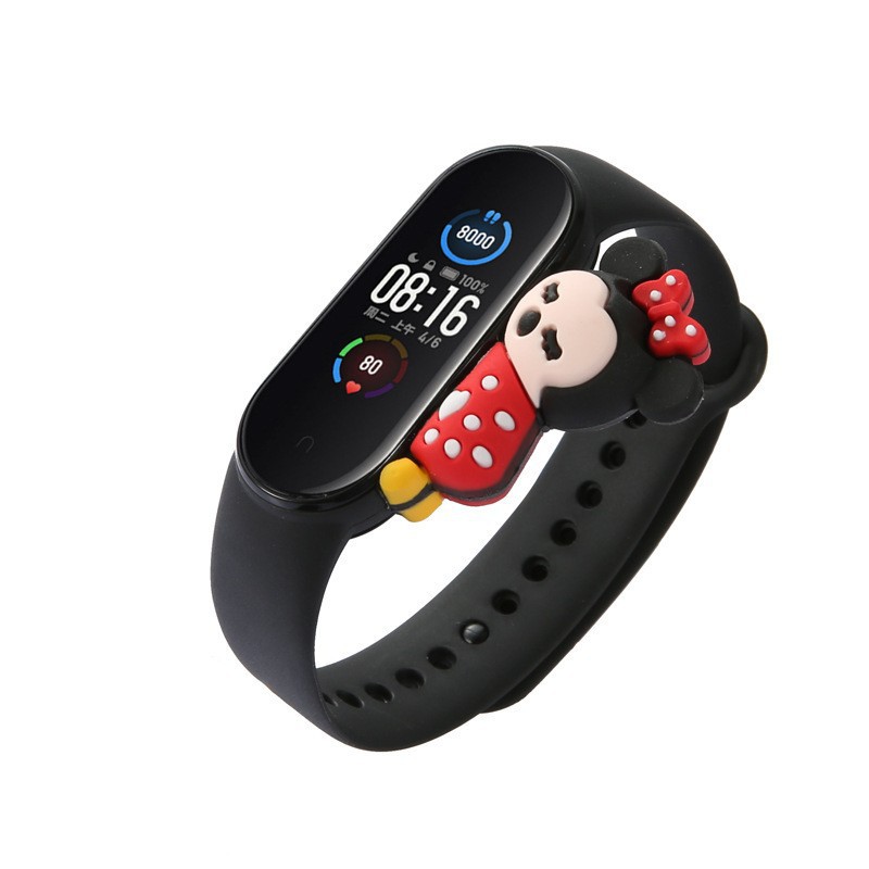 Ремінець силіконовий MRK для фітнес браслета Xiaomi Mi Band 5 6 – 3D Міккі Маус Чорний – фото, відгуки, характеристики в інтернет-магазині MoreKitov від продавця: MRK МРК| Купити в Україні: Києві, Харкові, Львові Ремінець силіконовий MRK для фітнес браслета Xiaomi Mi Band 5 6 – 3D Міккі Маус Чорний – фото, відгуки, характеристики в інтернет-магазині MoreKitov від продавця: MRK МРК| Купити в Україні: Києві, Харкові, Львові