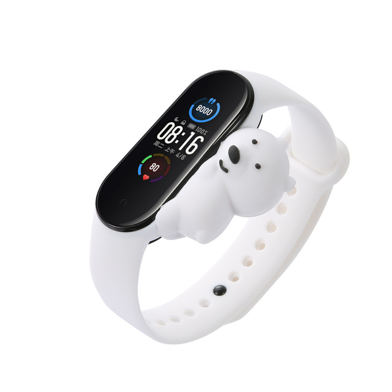 Ремінець силіконовий MRK для фітнес браслета Xiaomi Mi Band 5 6 – 3D Ведмедик 03 Білий – фото, відгуки, характеристики в інтернет-магазині MoreKitov від продавця: MRK МРК| Купити в Україні: Києві, Харкові, Львові Ремінець силіконовий MRK для фітнес браслета Xiaomi Mi Band 5 6 – 3D Ведмедик 03 Білий – фото, відгуки, характеристики в інтернет-магазині MoreKitov від продавця: MRK МРК| Купити в Україні: Києві, Харкові, Львові