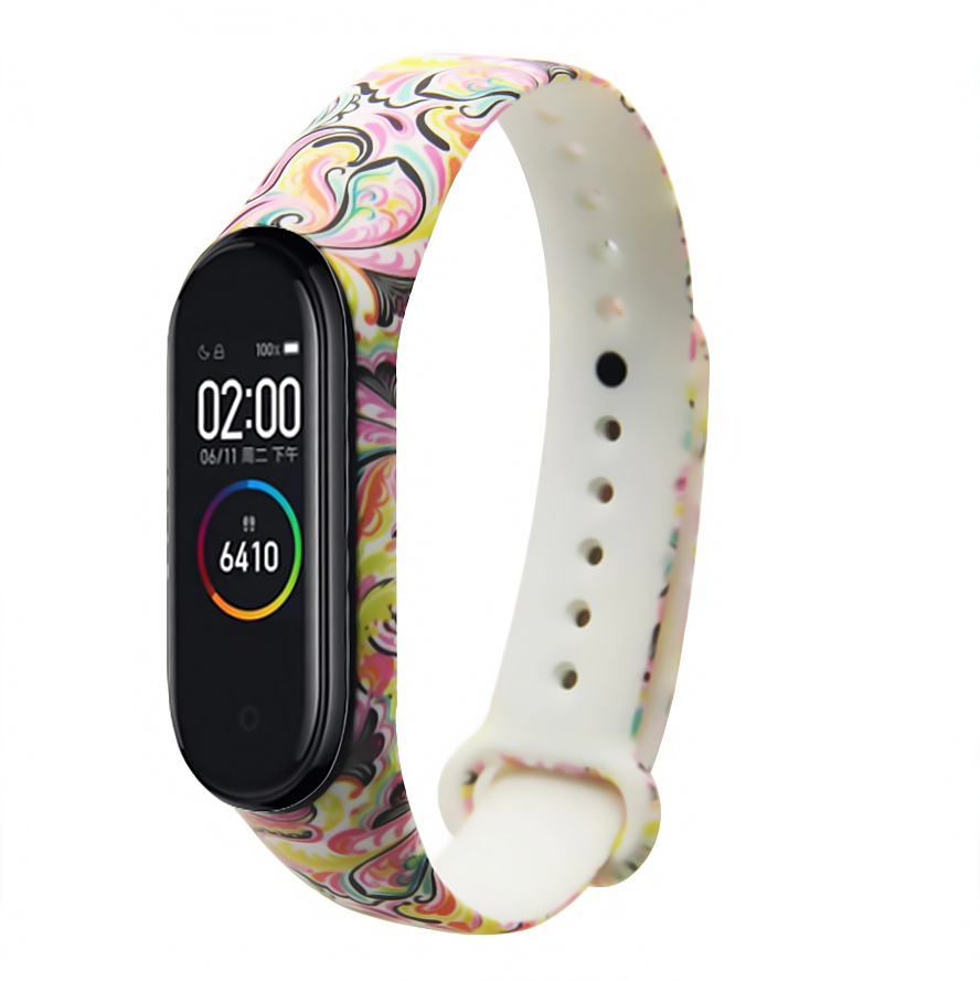 Силіконовий ремінець MRK для фітнесу браслета Xiaomi Mi Band 4/3 з малюнком Light Purple – фото, відгуки, характеристики в інтернет-магазині MoreKitov від продавця: MRK МРК| Купити в Україні: Києві, Харкові, Львові
