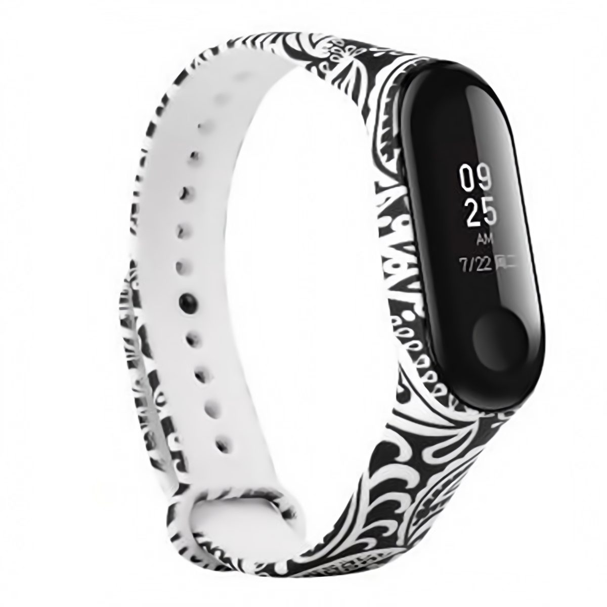 Силіконовий ремінець MRK для фітнес браслета Xiaomi Mi Band 4/3 із малюнком Black-White – фото, відгуки, характеристики в інтернет-магазині MoreKitov від продавця: MRK МРК| Купити в Україні: Києві, Харкові, Львові