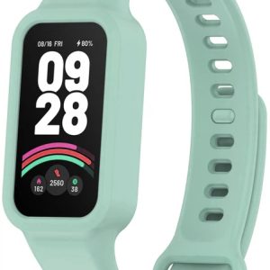 Ремінець силіконовий MRK для фітнес браслета Mi Smart Band 9 Active Mint – фото, відгуки, характеристики в інтернет-магазині MoreKitov від продавця: MRK МРК| Купити в Україні: Києві, Харкові, Львові