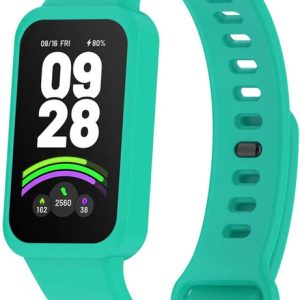 Ремінець силіконовий MRK для фітнес браслета Mi Smart Band 9 Active Tourquise – фото, відгуки, характеристики в інтернет-магазині MoreKitov від продавця: MRK МРК| Купити в Україні: Києві, Харкові, Львові