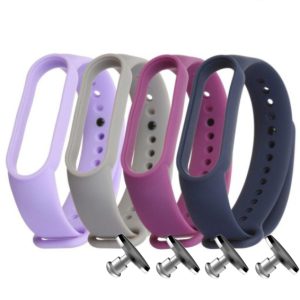 Комплект ремінців MRK для Xiaomi Mi Band 5/6/7 Grape Sparkle, чотири ремінці + 4 металеві кнопки – фото, відгуки, характеристики в інтернет-магазині MoreKitov від продавця: MRK МРК| Купити в Україні: Києві, Харкові, Львові
