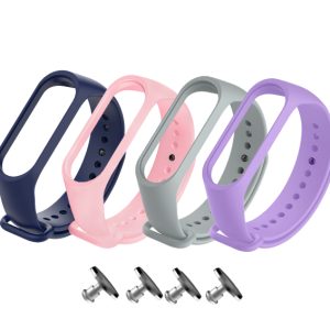 Комплект ремінців MRK для Xiaomi Mi Band 3/4 ROYAL 4 ремінці + 4 металеві кнопки – фото, відгуки, характеристики в інтернет-магазині MoreKitov від продавця: MRK МРК| Купити в Україні: Києві, Харкові, Львові