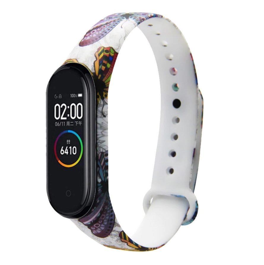 Силіконовий ремінець MRK для фітнес браслета Xiaomi Mi Band 4/3 з малюнком Papaya – фото, відгуки, характеристики в інтернет-магазині MoreKitov від продавця: MRK МРК| Купити в Україні: Києві, Харкові, Львові