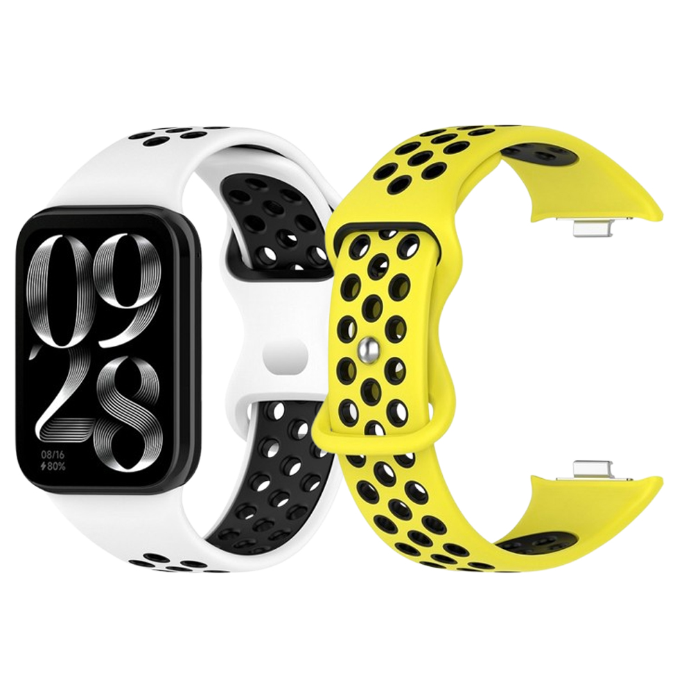 Комплект силіконових ремінців Sport Style MRK для Mi Band 8 Pro/Xiaomi Redmi Watch 4 Light Colors з металевою застібкою + металеве кріплення (два ремінці) Black, White and Yellow – фото, відгуки, характеристики в інтернет-магазині MoreKitov від продавця: MRK МРК| Купити в Україні: Києві, Харкові, Львові Комплект силіконових ремінців Sport Style MRK для Mi Band 8 Pro/Xiaomi Redmi Watch 4 Light Colors з металевою застібкою + металеве кріплення (два ремінці) Black, White and Yellow – фото, відгуки, характеристики в інтернет-магазині MoreKitov від продавця: MRK МРК| Купити в Україні: Києві, Харкові, Львові
