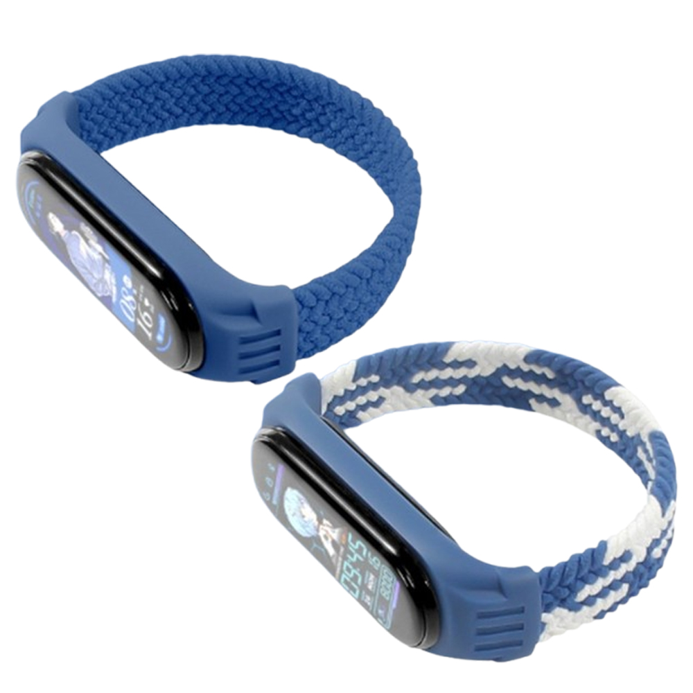 Комплект тканинних ремінців Braided Mono Loop MRK для фітнес браслета Xiaomi Mi Band 3/4/5/6/7, розмір М (160мм) Blue and White (два ремінці) – фото, відгуки, характеристики в інтернет-магазині MoreKitov від продавця: MRK МРК| Купити в Україні: Києві, Харкові, Львові Комплект тканинних ремінців Braided Mono Loop MRK для фітнес браслета Xiaomi Mi Band 3/4/5/6/7, розмір М (160мм) Blue and White (два ремінці) – фото, відгуки, характеристики в інтернет-магазині MoreKitov від продавця: MRK МРК| Купити в Україні: Києві, Харкові, Львові