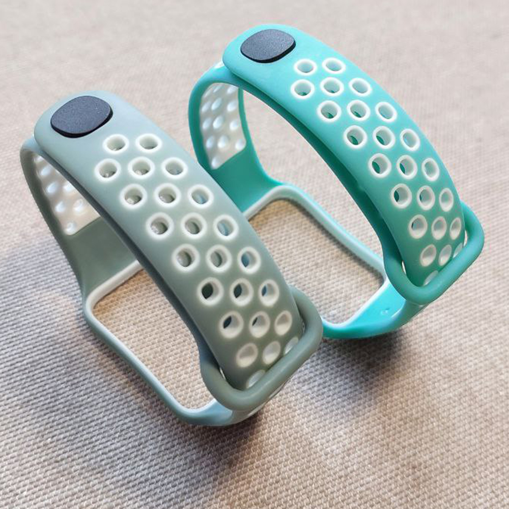 Комплект силіконових ремінців MRK Nike Style для Mi Smart Band 8 Active / Redmi Smart Band 2 (два ремінці) Tourquise and Olive – фото, відгуки, характеристики в інтернет-магазині MoreKitov від продавця: MRK МРК| Купити в Україні: Києві, Харкові, Львові
