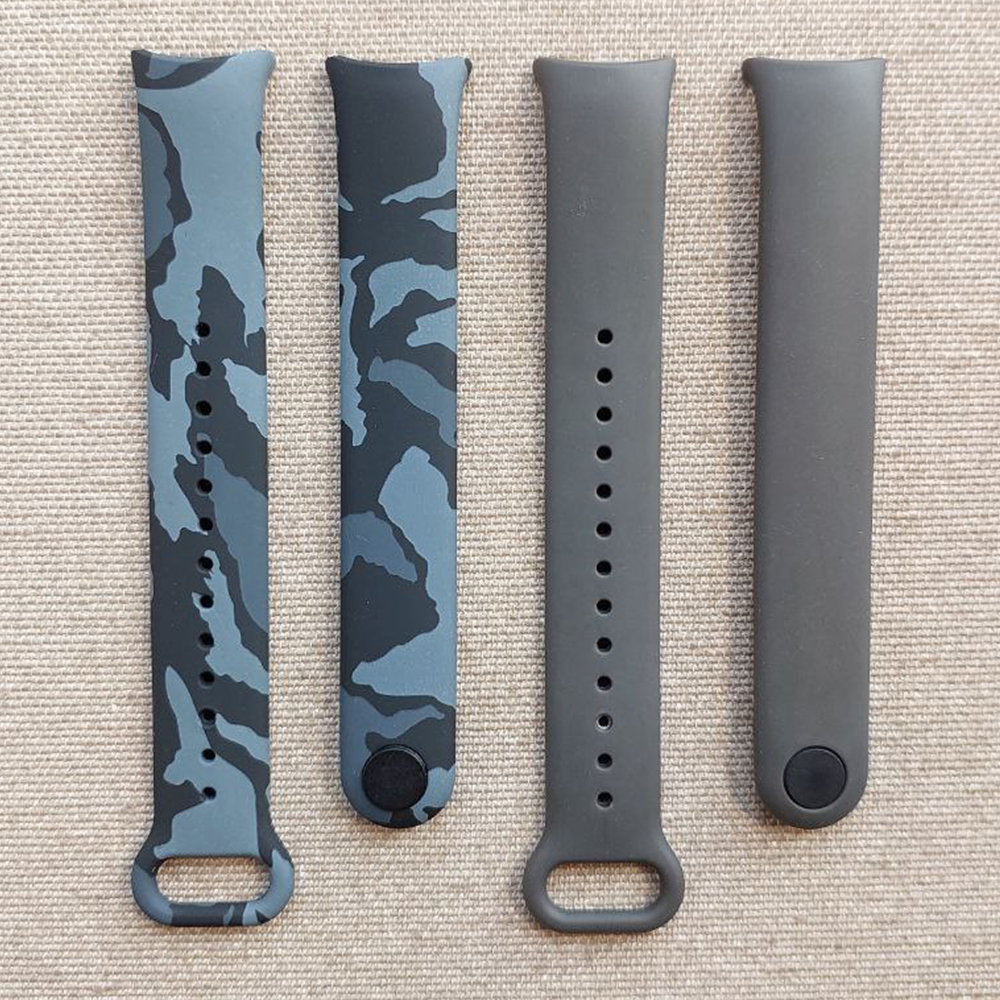 Комплект ремінців MRK Gray Camouflage для Xiaomi Mi Band 8/9 (два ремінці)