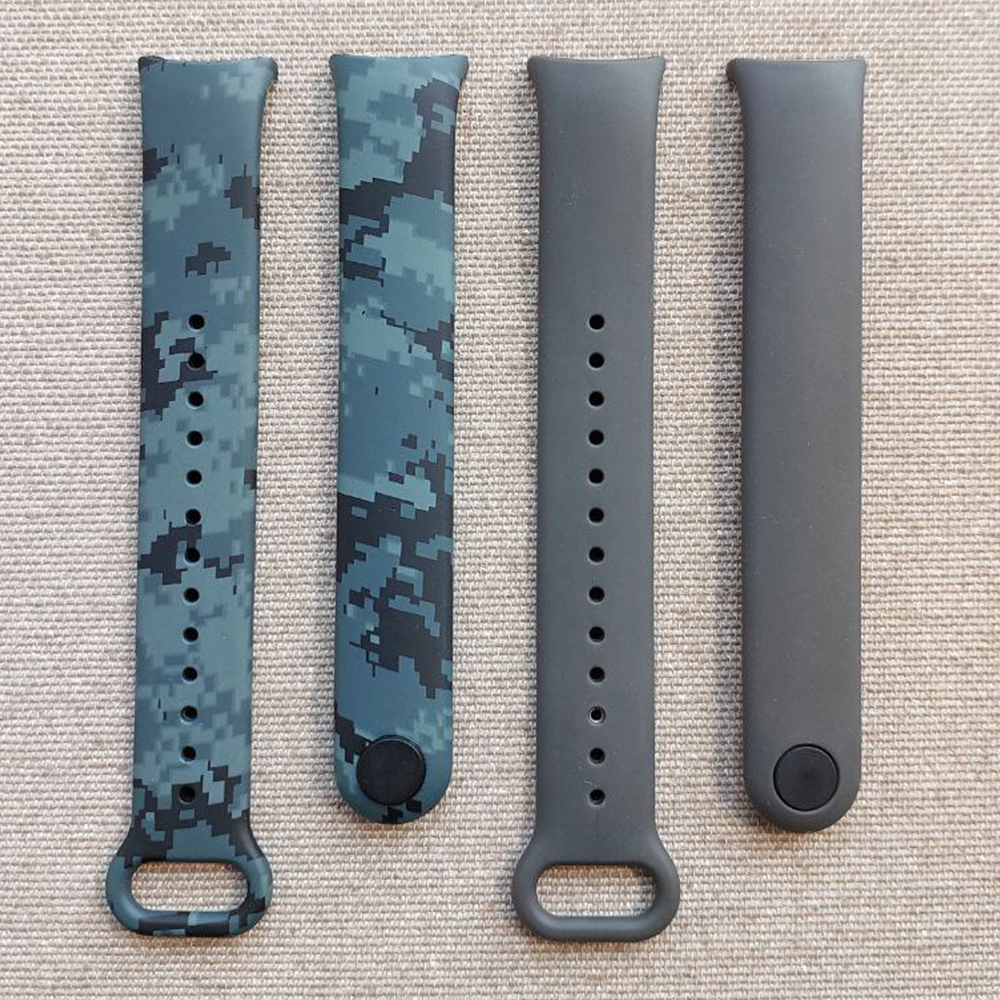 Комплект ремінців MRK Gray Pixel Camouflage для Xiaomi Mi Band 8/9 (два ремінці)