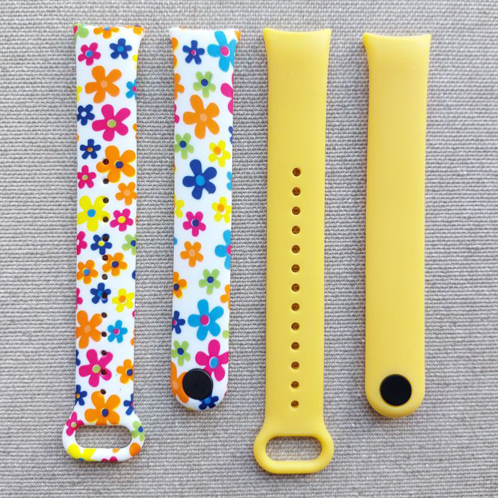 Комплект ремінців MRK Flowers Set для Xiaomi Mi Band 8/9 (два ремінці)