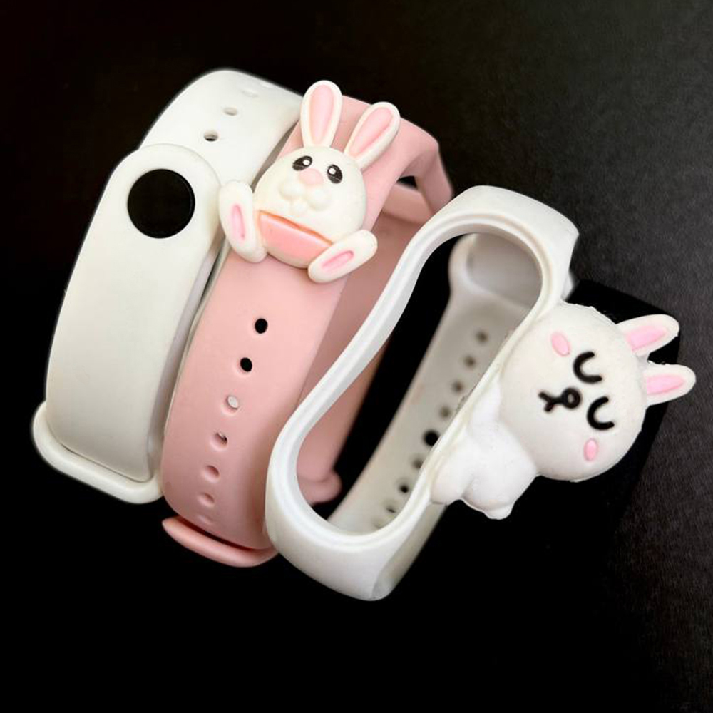Комплект силіконових ремінців MRK Pinky’s Set для фітнес браслета Xiaomi Mi Band 5/6/7 три ремінці + металева кнопка – фото, відгуки, характеристики в інтернет-магазині MoreKitov від продавця: MRK МРК| Купити в Україні: Києві, Харкові, Львові