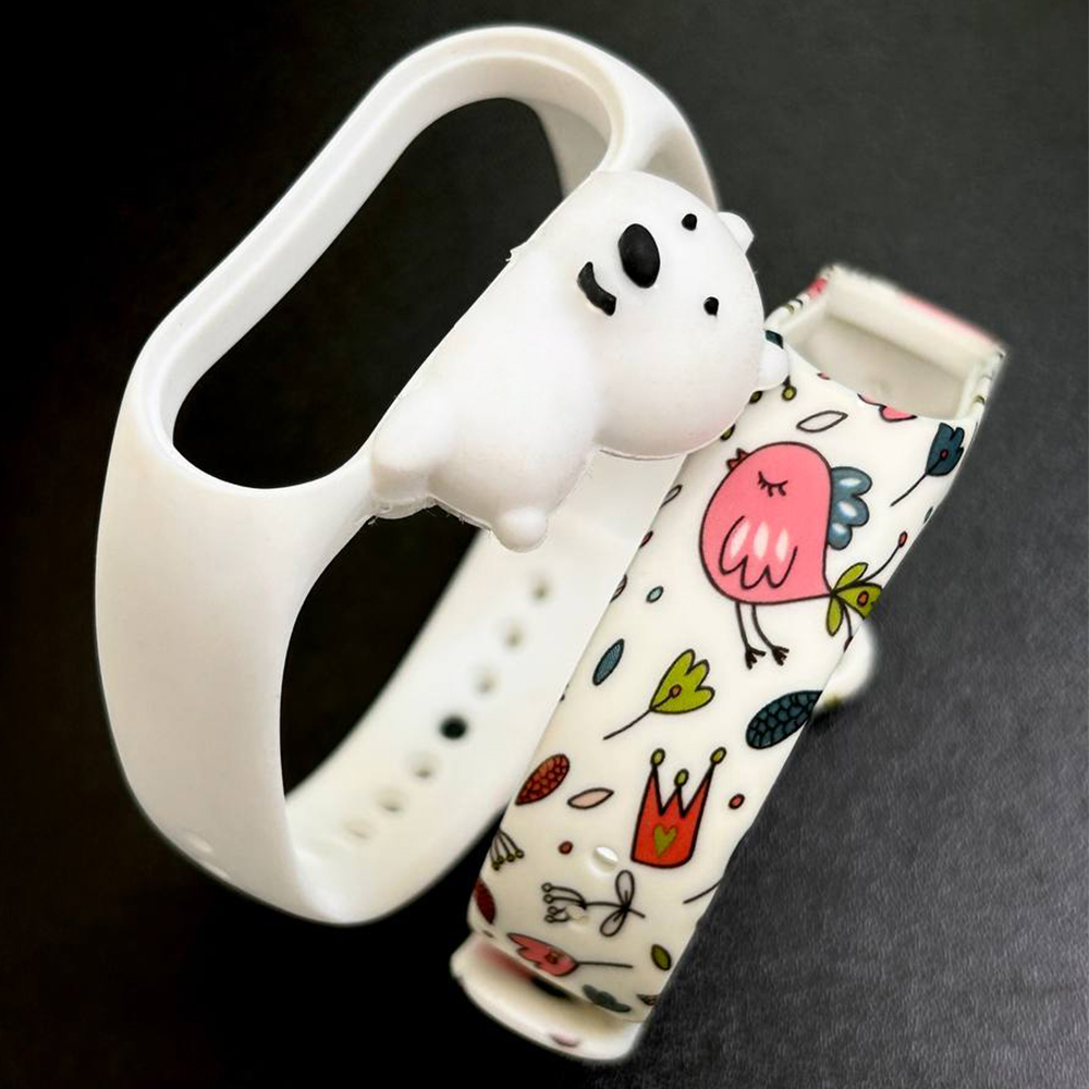 Комплект силіконових ремінців MRK Cutie Set 02 для фітнес браслета Xiaomi Mi Band 5/6/7 два ремінці + металева кнопка – фото, відгуки, характеристики в інтернет-магазині MoreKitov від продавця: MRK МРК| Купити в Україні: Києві, Харкові, Львові