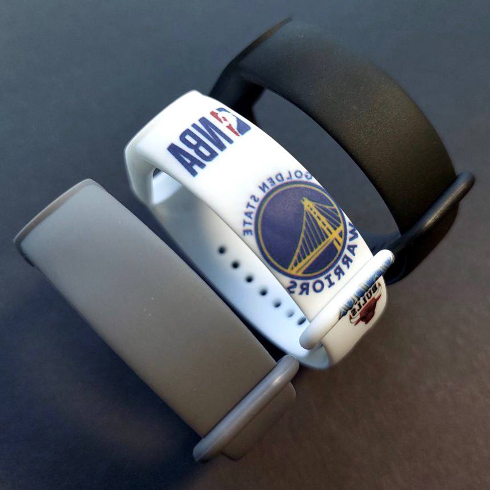 Комплект силіконових ремінців MRK для фітнес браслета Xiaomi Mi Band 5/6/7 NBA + металева кнопка – фото, відгуки, характеристики в інтернет-магазині MoreKitov від продавця: MRK МРК| Купити в Україні: Києві, Харкові, Львові