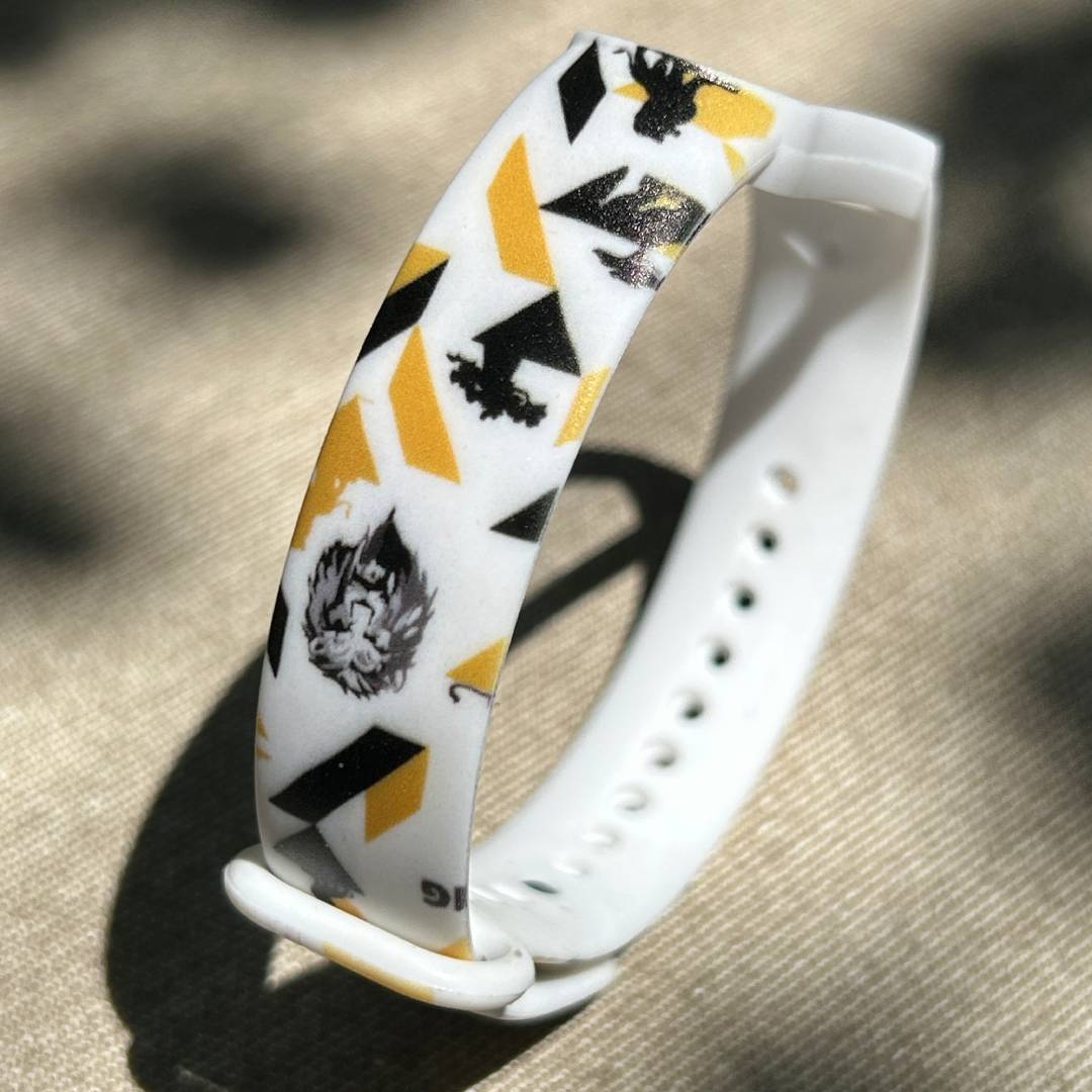 Ремінець силіконовий MRK із дизайнерським принтом Geometry Lion для фітнес браслета Xiaomi Mi Band 3/4 з металевою кнопкою Білий Geometry Lion – фото, відгуки, характеристики в інтернет-магазині MoreKitov від продавця: MRK МРК| Купити в Україні: Києві, Харкові, Львові