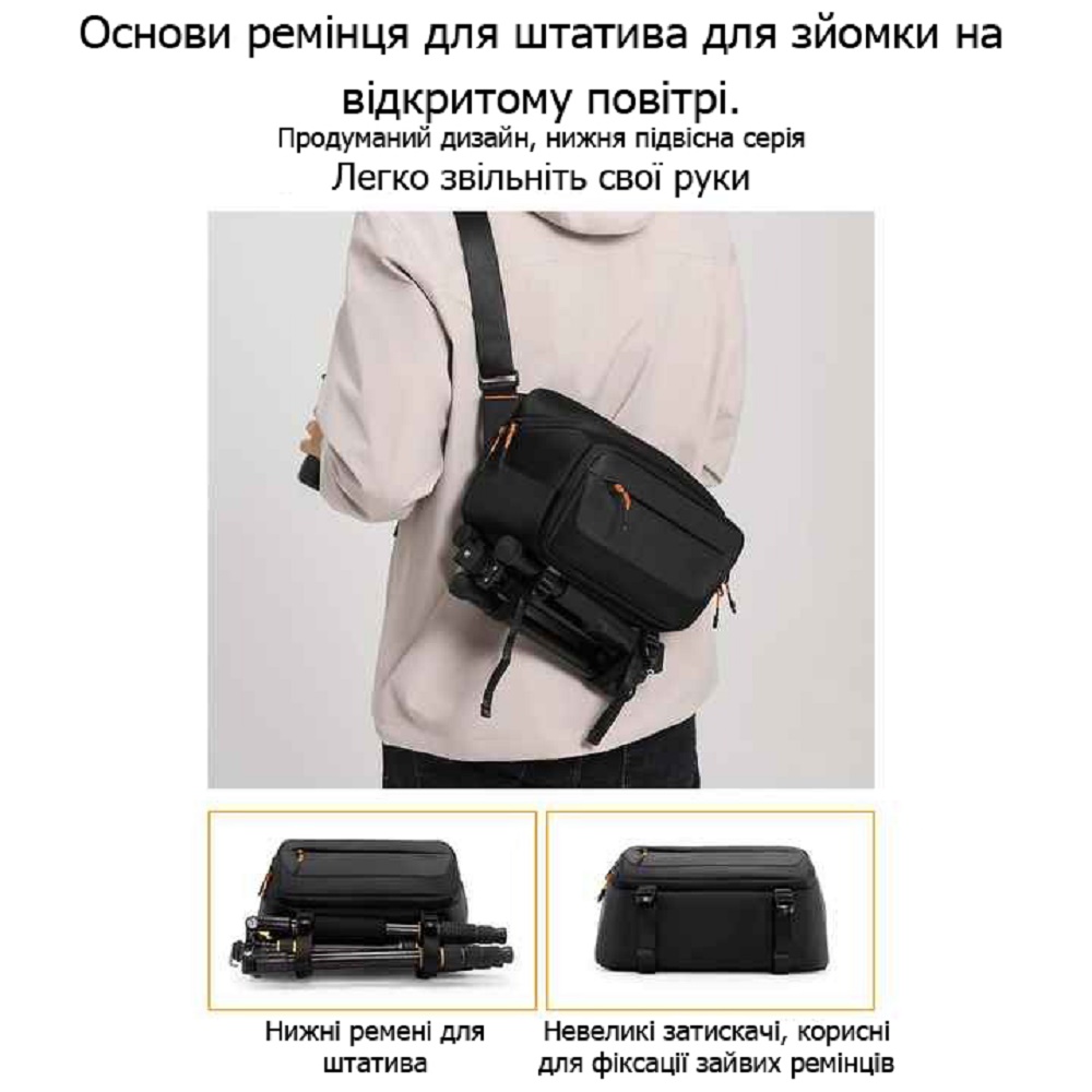 Фотосумка Cwatcun (Caden) D133S Waterproof Black – фото, відгуки, характеристики в інтернет-магазині MoreKitov від продавця: MRK МРК| Купити в Україні: Києві, Харкові, Львові 3 Фотосумка Cwatcun (Caden) D133S Waterproof Black – фото, відгуки, характеристики в інтернет-магазині MoreKitov від продавця: MRK МРК| Купити в Україні: Києві, Харкові, Львові 3