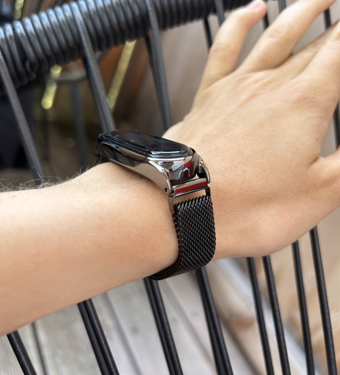 Металевий ремінець Міланська Петля Milano Jobs Xiaomi Mi Band 6/5/4/3 чорний – фото, відгуки, характеристики в інтернет-магазині MoreKitov від продавця: MRK МРК| Купити в Україні: Києві, Харкові, Львові 2 Металевий ремінець Міланська Петля Milano Jobs Xiaomi Mi Band 6/5/4/3 чорний – фото, відгуки, характеристики в інтернет-магазині MoreKitov від продавця: MRK МРК| Купити в Україні: Києві, Харкові, Львові 2