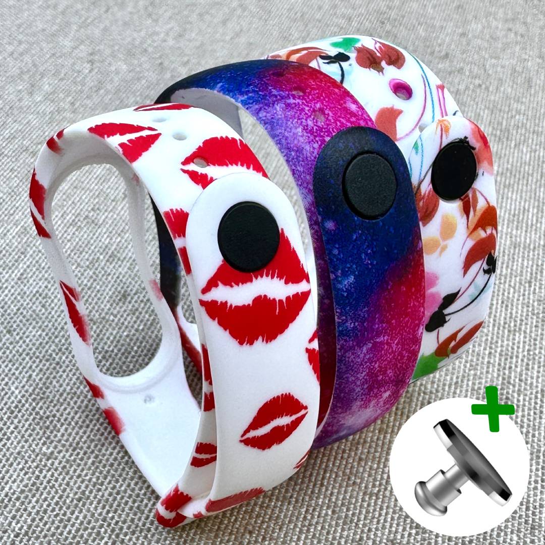 Комплект силіконових ремінців Kiss&Fly для фітнес браслета Xiaomi Mi Band 5/6/7 з металевою кнопкою (три ремінці) – фото, відгуки, характеристики в інтернет-магазині MoreKitov від продавця: MRK МРК| Купити в Україні: Києві, Харкові, Львові Комплект силіконових ремінців Kiss&Fly для фітнес браслета Xiaomi Mi Band 5/6/7 з металевою кнопкою (три ремінці) – фото, відгуки, характеристики в інтернет-магазині MoreKitov від продавця: MRK МРК| Купити в Україні: Києві, Харкові, Львові