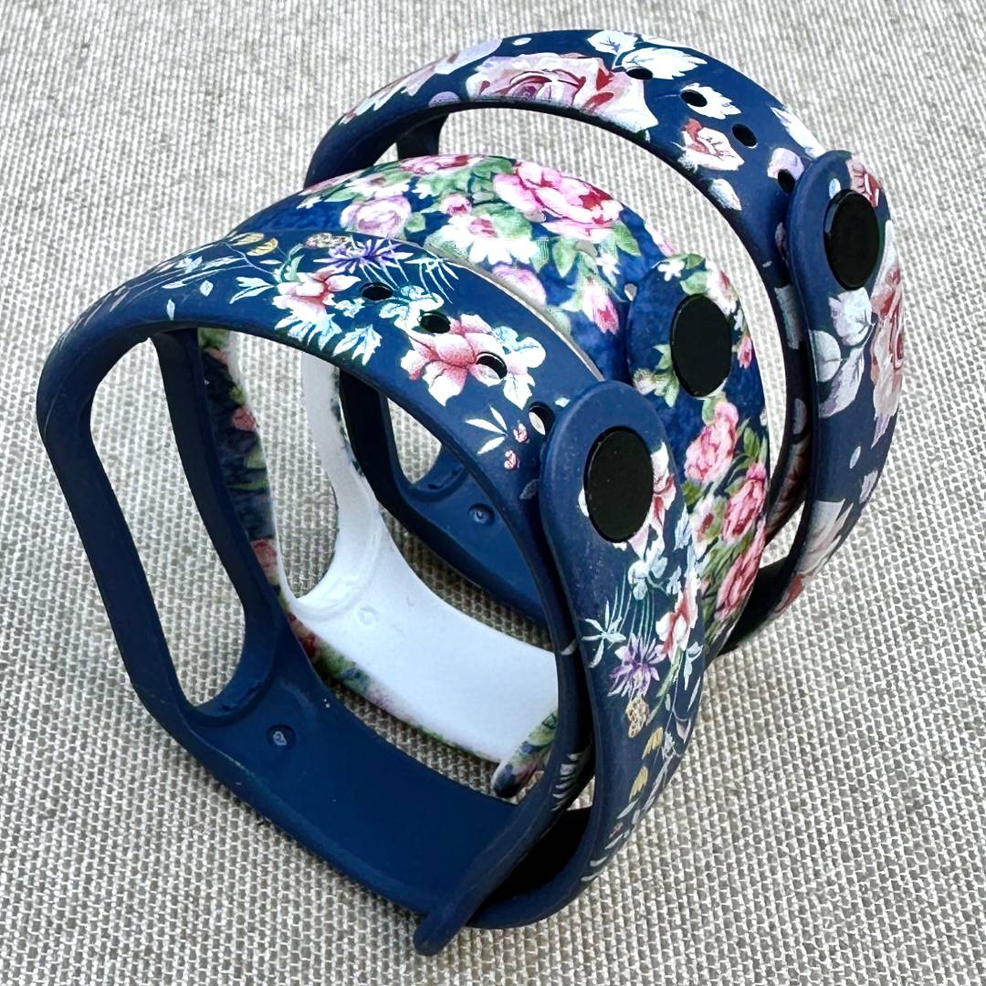 Комплект силіконових ремінців Flower Garden для фітнес браслета Xiaomi Mi Band 5/6/7 з металевою кнопкою (три ремінці) – фото, відгуки, характеристики в інтернет-магазині MoreKitov від продавця: MRK МРК| Купити в Україні: Києві, Харкові, Львові 2 Комплект силіконових ремінців Flower Garden для фітнес браслета Xiaomi Mi Band 5/6/7 з металевою кнопкою (три ремінці) – фото, відгуки, характеристики в інтернет-магазині MoreKitov від продавця: MRK МРК| Купити в Україні: Києві, Харкові, Львові 2