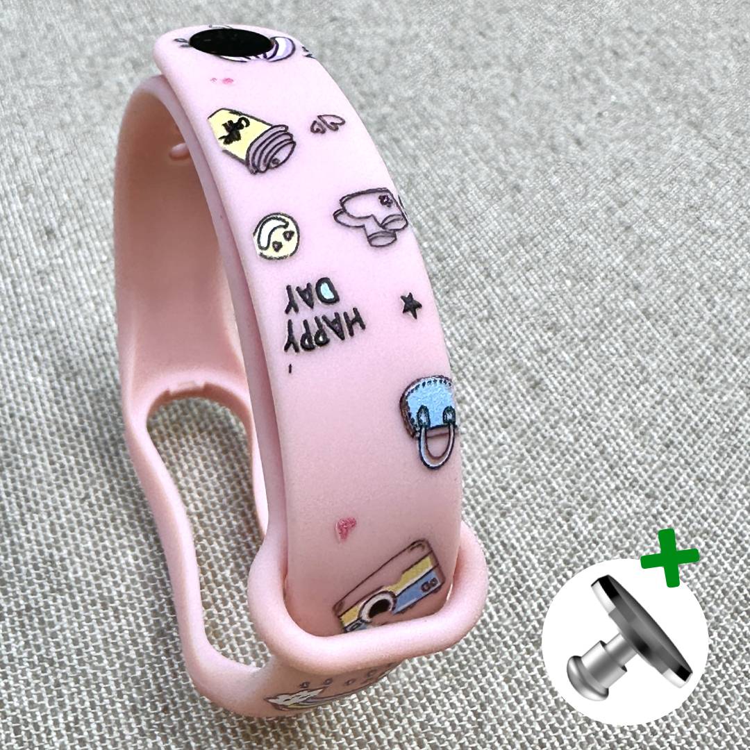 Ремінець силіконовий MRK з дизайнерським принтом Cool Pink для фітнесу браслета Xiaomi Mi Band 5/6/7 з металевою кнопкою – фото, відгуки, характеристики в інтернет-магазині MoreKitov від продавця: MRK МРК| Купити в Україні: Києві, Харкові, Львові Ремінець силіконовий MRK з дизайнерським принтом Cool Pink для фітнесу браслета Xiaomi Mi Band 5/6/7 з металевою кнопкою – фото, відгуки, характеристики в інтернет-магазині MoreKitov від продавця: MRK МРК| Купити в Україні: Києві, Харкові, Львові