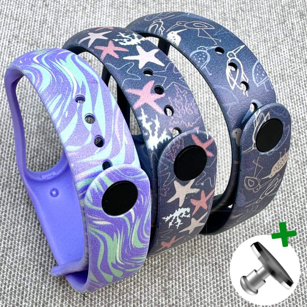 Комплект силіконових ремінців Purple Set для фітнес браслета Xiaomi Mi Band 5/6/7 з металевою кнопкою (три ремінці) – фото, відгуки, характеристики в інтернет-магазині MoreKitov від продавця: MRK МРК| Купити в Україні: Києві, Харкові, Львові Комплект силіконових ремінців Purple Set для фітнес браслета Xiaomi Mi Band 5/6/7 з металевою кнопкою (три ремінці) – фото, відгуки, характеристики в інтернет-магазині MoreKitov від продавця: MRK МРК| Купити в Україні: Києві, Харкові, Львові