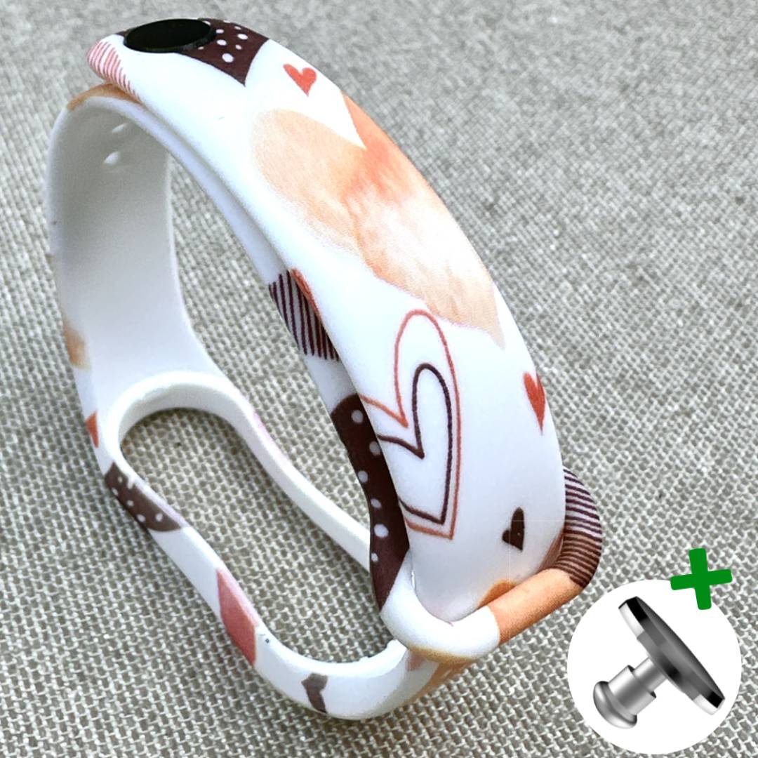 Ремінець силіконовий MRK із дизайнерським принтом Watercolor Hearts для фітнес браслета Xiaomi Mi Band 5/6/7 з металевою кнопкою – фото, відгуки, характеристики в інтернет-магазині MoreKitov від продавця: MRK МРК| Купити в Україні: Києві, Харкові, Львові Ремінець силіконовий MRK із дизайнерським принтом Watercolor Hearts для фітнес браслета Xiaomi Mi Band 5/6/7 з металевою кнопкою – фото, відгуки, характеристики в інтернет-магазині MoreKitov від продавця: MRK МРК| Купити в Україні: Києві, Харкові, Львові