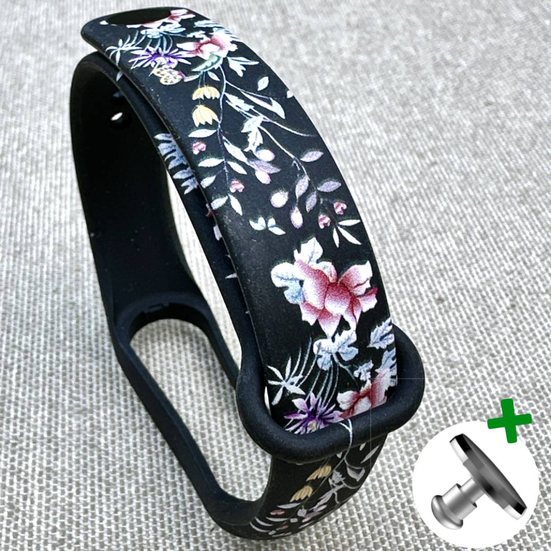 Ремінець силіконовий MRK із дизайнерським принтом Beautiful Flowers для фітнес браслета Xiaomi Mi Band 5/6/7 з металевою кнопкою – фото, відгуки, характеристики в інтернет-магазині MoreKitov від продавця: MRK МРК| Купити в Україні: Києві, Харкові, Львові Ремінець силіконовий MRK із дизайнерським принтом Beautiful Flowers для фітнес браслета Xiaomi Mi Band 5/6/7 з металевою кнопкою – фото, відгуки, характеристики в інтернет-магазині MoreKitov від продавця: MRK МРК| Купити в Україні: Києві, Харкові, Львові