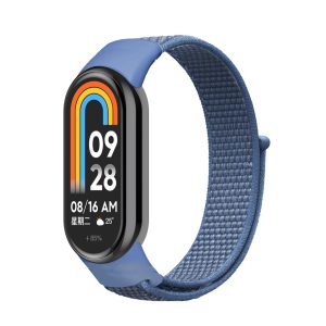 Ремінець нейлоновий MRK для фітнес браслета Xiaomi Mi Band 10/9/8 Блакитний