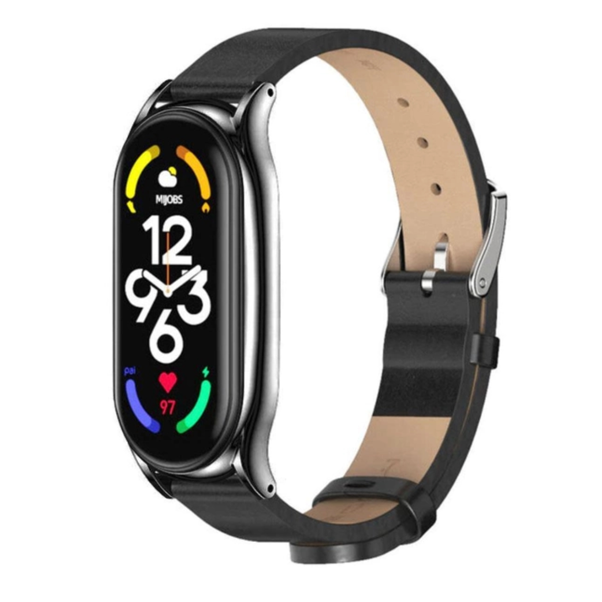 Шкіряний ремінець Mi Jobs для фітнес браслета Xiaomi Mi Band 7 Чорний + графіт – фото, відгуки, характеристики в інтернет-магазині MoreKitov від продавця: MRK МРК| Купити в Україні: Києві, Харкові, Львові Шкіряний ремінець Mi Jobs для фітнес браслета Xiaomi Mi Band 7 Чорний + графіт – фото, відгуки, характеристики в інтернет-магазині MoreKitov від продавця: MRK МРК| Купити в Україні: Києві, Харкові, Львові
