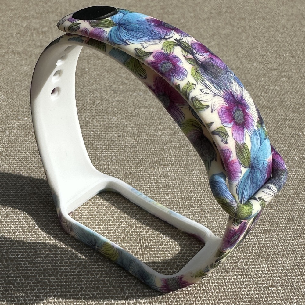 Силіконовий ремінець MRK для Mi Smart Band 8 Active/ Redmi Smart Band 2 з дизайнерським принтом Whatercolor flowers – фото, відгуки, характеристики в інтернет-магазині MoreKitov від продавця: MRK МРК| Купити в Україні: Києві, Харкові, Львові
